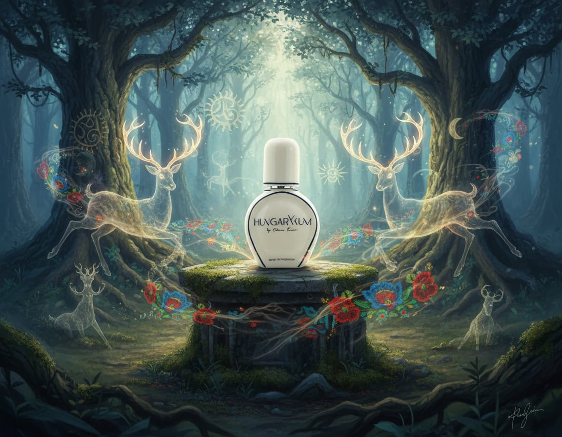 Kék varázslatos erdőben, hangerum illatú, prémium parfüm, Zeniche Parfüméria, különleges illat, varázslatos, erdei hangulat.