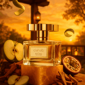 Elegáns Zeniche Parfüméria Dahab Kajal parfüm, leszálló árnyalatokban.