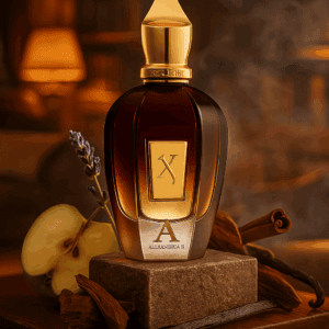 Luxus Alexandra II parfüm Zeniche Parfüméria, aranyos kupakkal, intenzív illat nőknek, elegancia és hosszú tartósság.