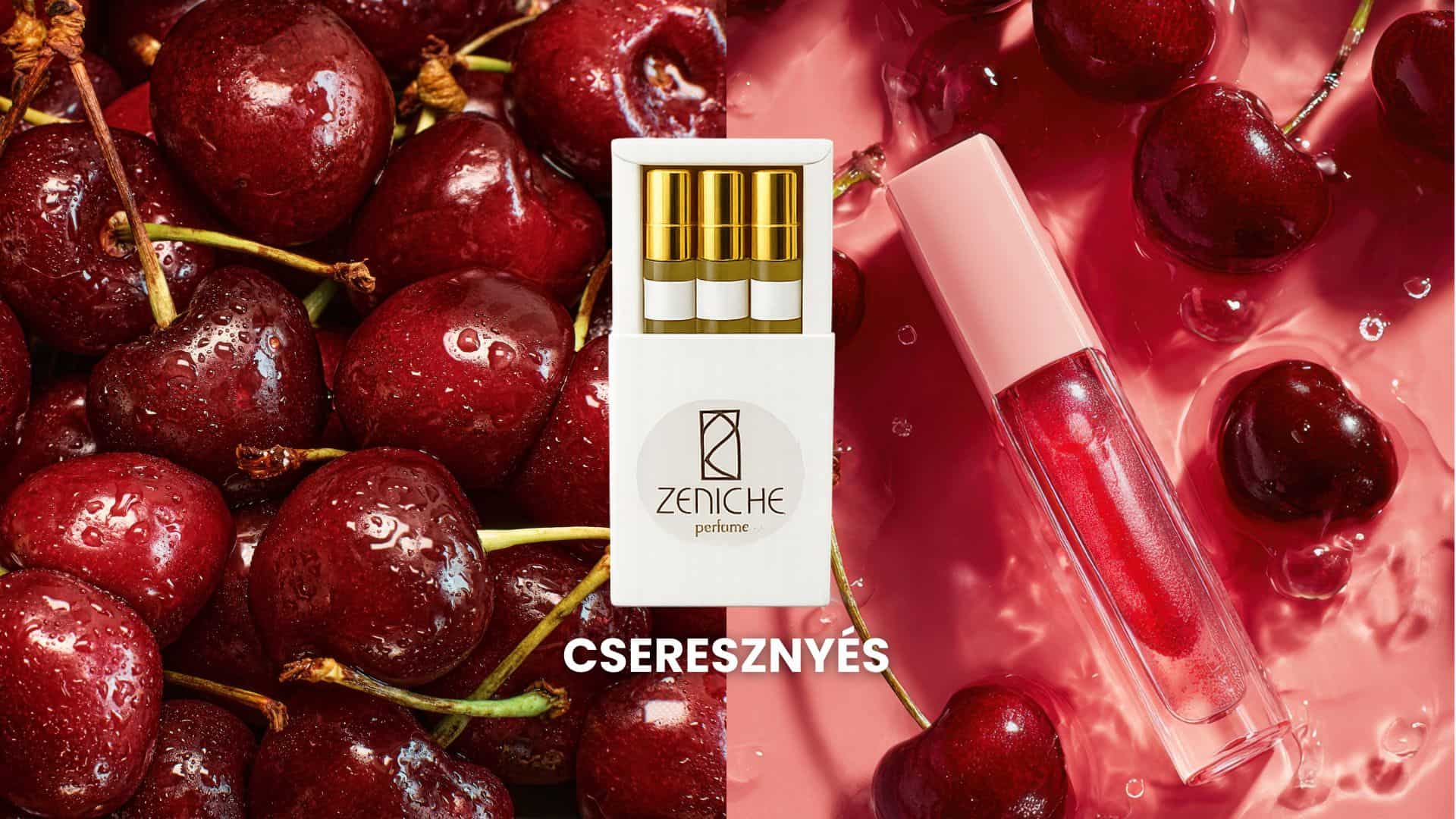 Érlelt cseresznye illat, Zeniche Parfüméria prémium, luxus niche parfüm.